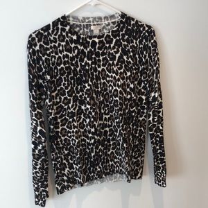 J Crew Leopard Sweater